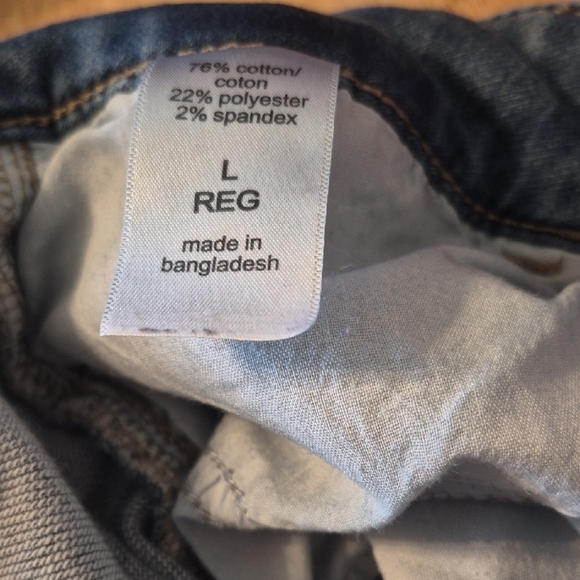 Mossimo Supply Co. Light Blue Relaxed Boyfriend Jeans - Picture 2 of 2